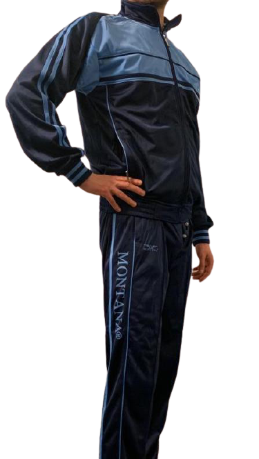 MONTANA Original Sportanzug / Sport Suit | Navy/Blau / Navy/Blue | Style 27051